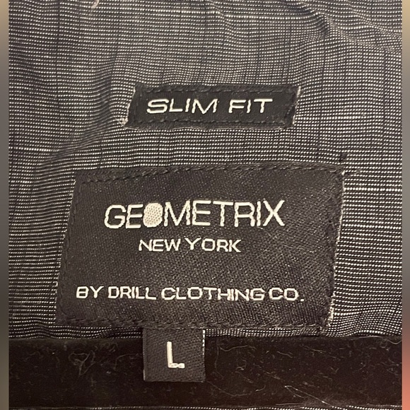 Geometrix New York Men’s Dress Shirt Size Large - Picture 2 of 5